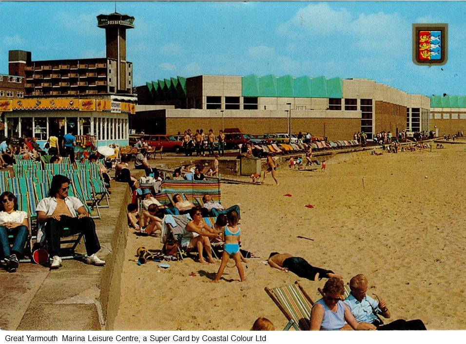 Another view of the Marina Centre with an interesting tower behind: