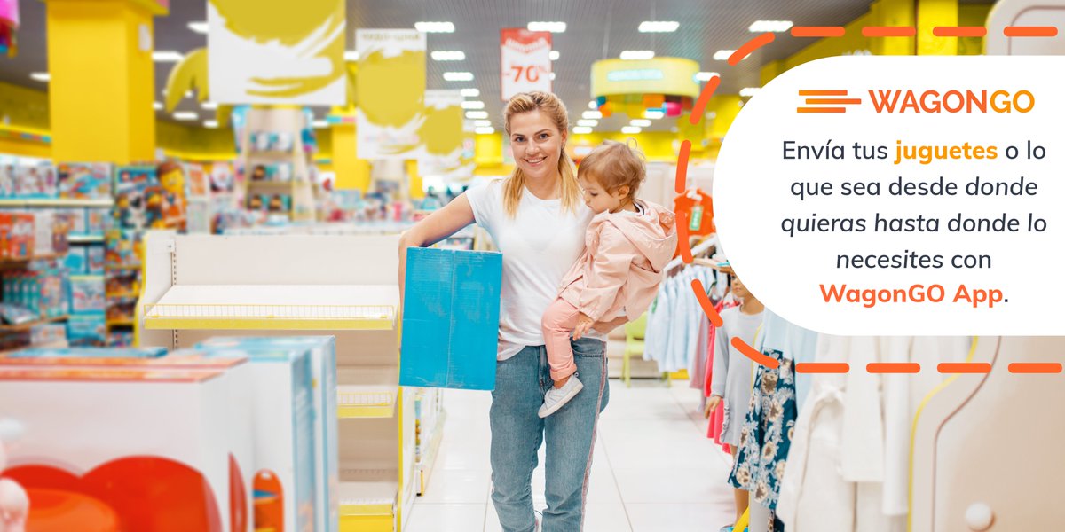 Comprador o vendedor, no importa: 👉envía y recibe Al INSTANTE tus #juguetes o lo que sea con WagonGO App: linktr.ee/WagonGO

📌Operamos en la Comunidad de #Madrid y en #Sevilla.

💸¡15€ de #DESCUENTO en tus TRES primeros envíos al registrarte en nuestra #app!