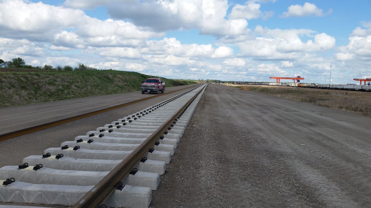 Musselman_Hall's tweet photo. #FlashbackFriday to our #railroad construction done at NIT back in 2016! Time sure does fly when you are building track! #contractor #KansasCity #railroadcontractor https://t.co/8bdPBXMOj1