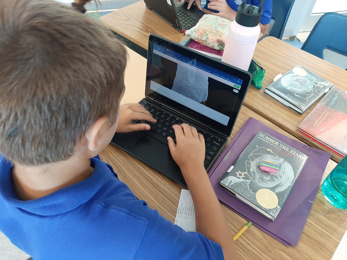 MisterBen20's tweet photo. Grade 5 students have been perfecting summaries this week.  Today we documented our learning on @Seesaw.  #cisinspires https://t.co/lquDVPSvaU