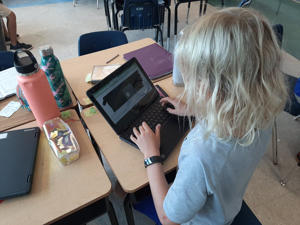 MisterBen20's tweet photo. Grade 5 students have been perfecting summaries this week.  Today we documented our learning on @Seesaw.  #cisinspires https://t.co/lquDVPSvaU