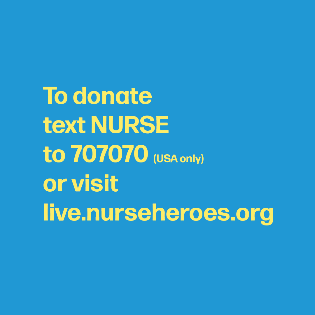 Help us to help nurses by donating to the Nurse Heroes Foundation. We are committed to ensuring our key workers have all the resources and opportunities they need. 

To donate, text NURSE to 707070 (USA only) or visit pledgeling.com/nurse

#TheNurseHeroes #NurseHeroes