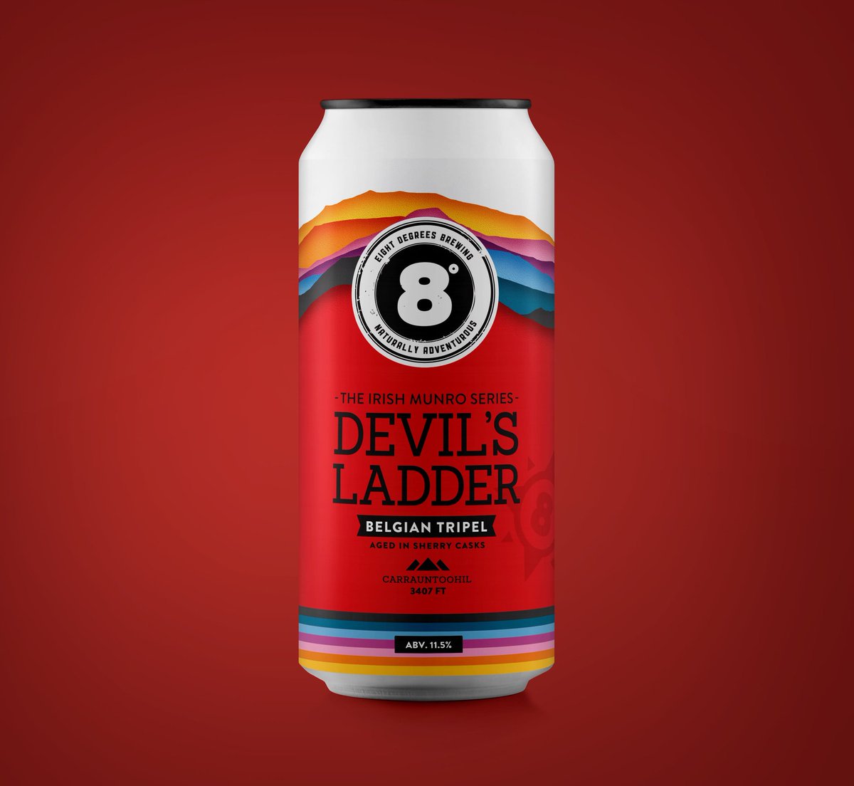 8degreesbrewing's tweet photo. NEW BEER! The last in our #IRISHMUNROSeries is this Devil's Ladder Belgian Tripel, aged in sherry casks. Canned and dispatched yesterday, in your local off licence from today.
Also now available in our online shop: https://t.co/47JAs15Crh
#DevilsLadderTripel
#drinkresponsibly https://t.co/QdcrdNNpz6