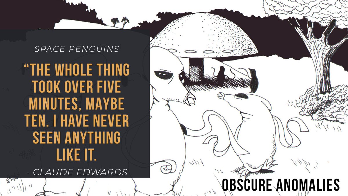 🐧🌌It's Penguins...From Space.
🌌🐧

Have you checked out the latest episode of Obscure Anomalies?  Something strange was definitely seen that day in rural Tuscumbia, MO.

#JoinTheObscure 

👇🎧Listen now using the link below.🎧👇

👉link.chtbl.com/TataDuende👈