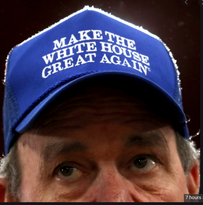 6. The idea here is that meeting people where they are is where you begin political change. Perhaps that explains the sudden media interest in “Blue MAGA.”