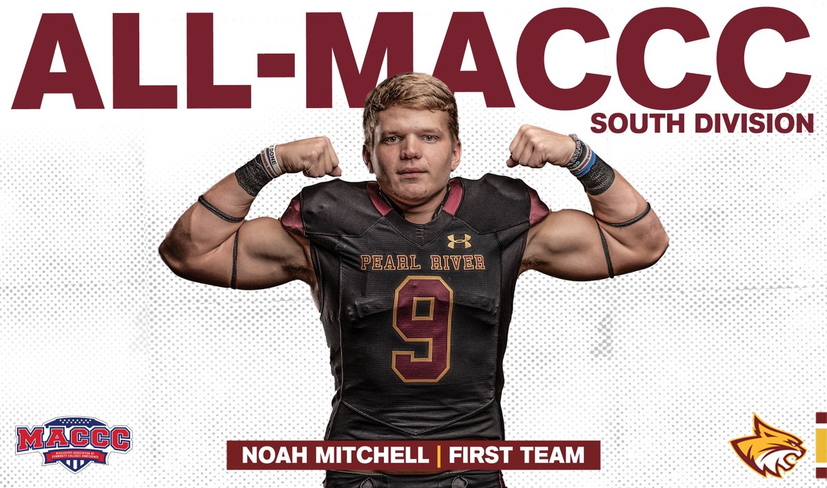 PRCCAthletics's tweet photo. . @PearlRiverFB LB Noah Mitchell (@noahmitchell_42) has been named to the All-MACCC South Division First Team!

Congratulations, Noah!

📰 https://t.co/tEGZLP0zuo 

#RRR🐾 #WEAREW1LDCATS🏈 https://t.co/oJdDAZoBN8
