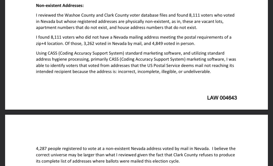 Over 8k voters whose registered address is NON EXISTENT