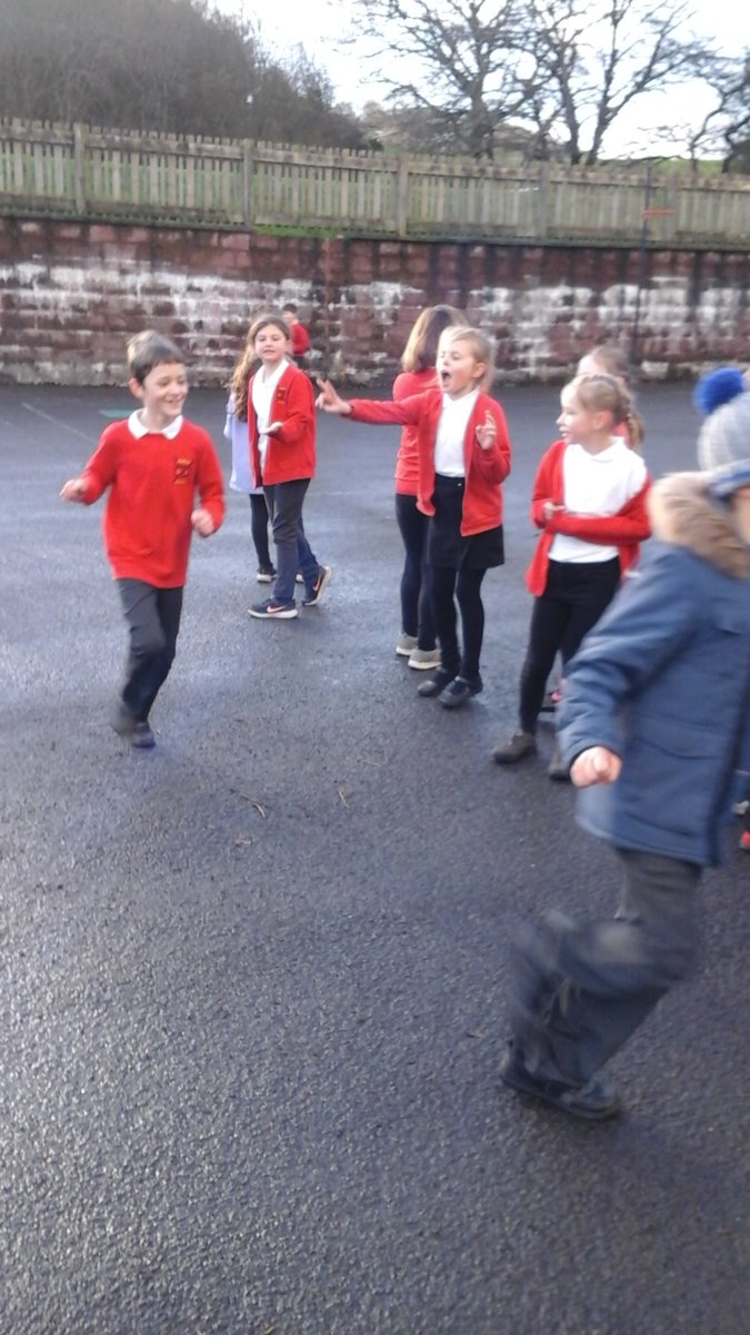 BamptonSCH's tweet photo. One last push to try and improve the distance we ran for the 'Celebrating Improvement' cross country competition! I have been so impressed by the children's determination and perseverance. #DevonVirtualGames @SGDevon https://t.co/xrLHPHalyU