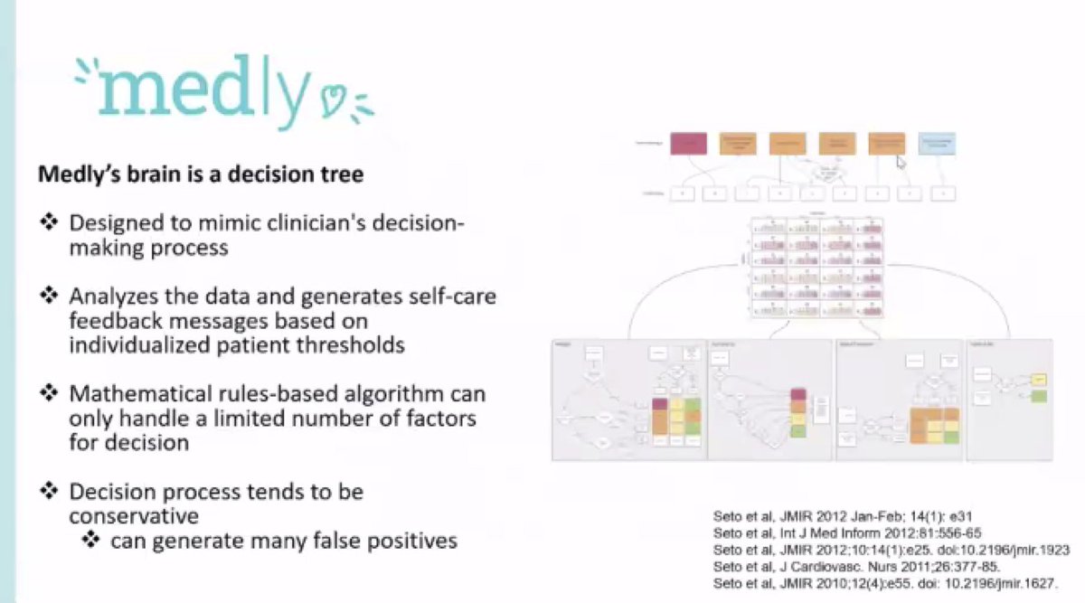 Insightful talk by <a href="/hearthealthydoc/">Heather Ross</a> at the #heartfailure2020 symposium on helping patients with HF improve self-care through Medly. Excited to be working with <a href="/hwijeysundera/">Harindra Wijeysundera</a> on a project applying Medly to reduce post-procedure rehospitalization in TAVI patients. <a href="/trogersresearch/">Ted Rogers Centre for Heart Research</a>