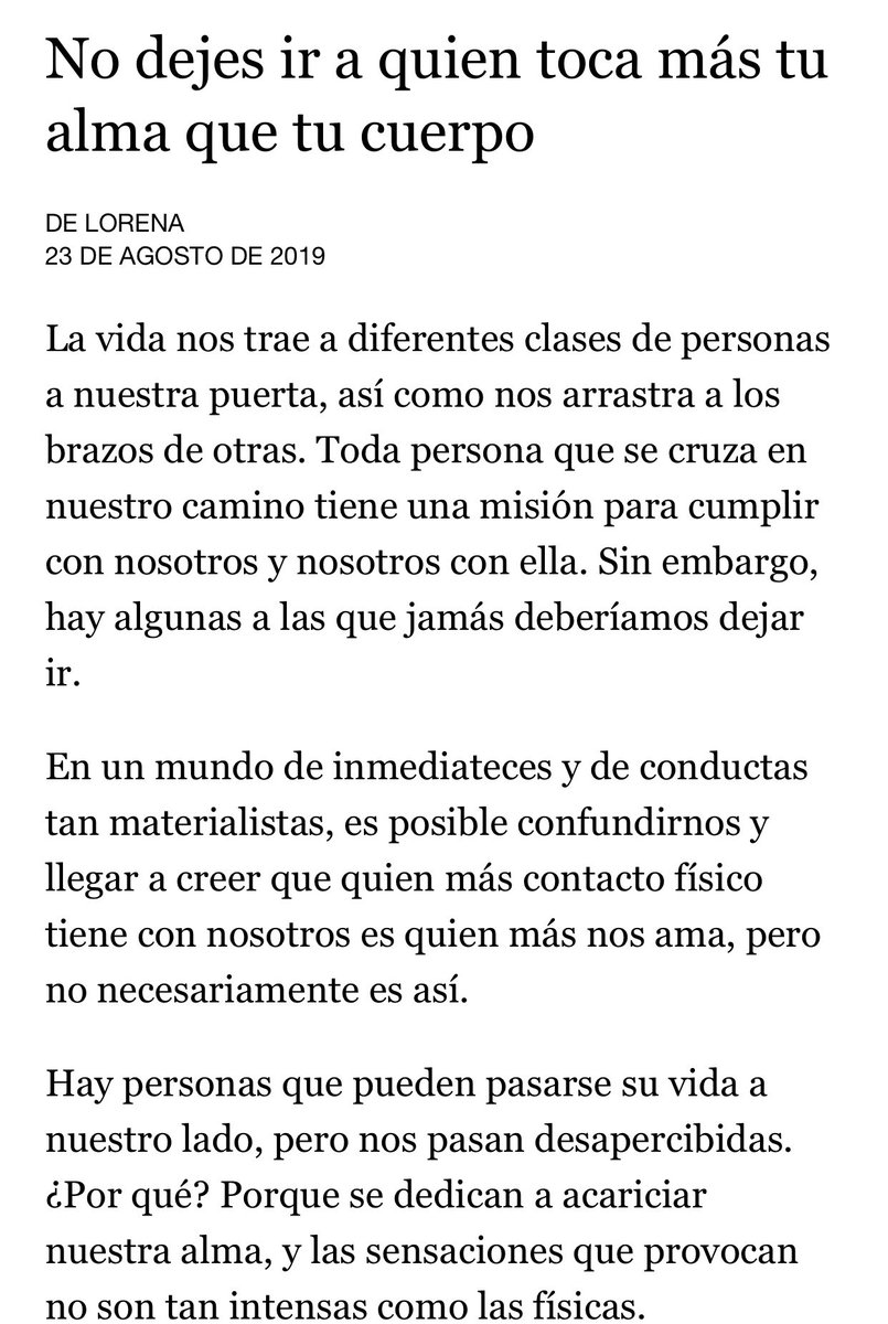 Hoy platicando de quedarte con la persona que acaricie tu alma más que tu cuerpo 😍💖