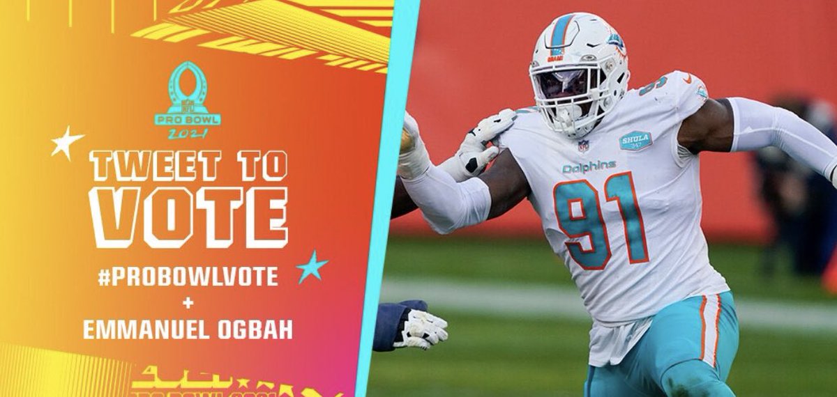 FinsPhanatics's tweet image. #ProBowlVote #EmmanuelOgbah #FinsUp
