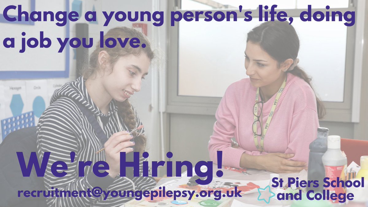StPiersSEND's tweet photo. Are you looking to change career but would like to trial it before you start? Perhaps you want a role that makes a difference but have limited availability? 

Cllick here to apply for a Casual Support Worker position with St Piers School and College: https://t.co/nm81UZGzgM  💜 https://t.co/TLiNPxF4c9
