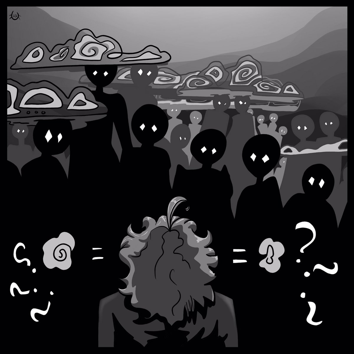 krazysidecomics's tweet photo. Overthinking, part two the army of thoughts. 😅
.
.
#krazysidhe #krazysidhecomics #procreate #procreatecartoon #procreatecomic #artlife #artfun #queerartist #dailycomic #dailycomics #makingcomics #relatable #relatablecomics #comicoftheday #comicart #relatablememes #artistcomic https://t.co/tUGQQSFzi5
