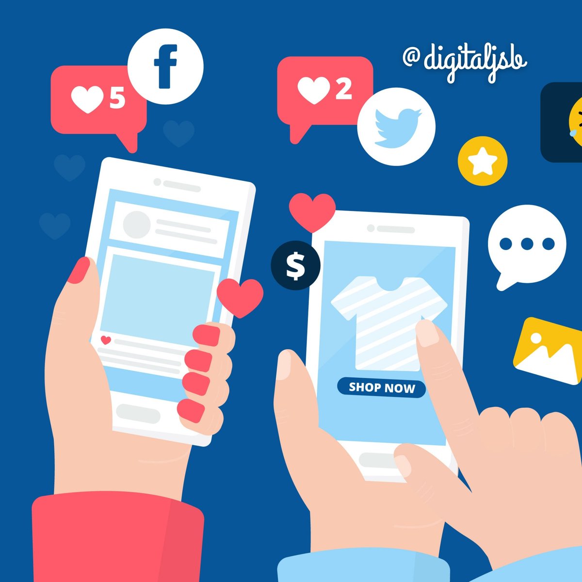 digitaljsb's tweet image. Long gone are the days when you would build up a website and wish hard on your luck to get hits on your webpage. Today, to attract the right business opportunities, you need to be edgy, catchy and updated with online marketing strategies.  Read More: bit.ly/3lHxf9b