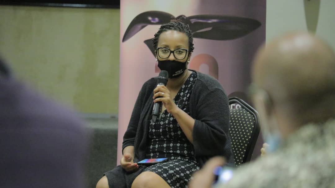 RwFilmOffice's tweet photo. Teta Jeanne from Rwanda Film Office joins her today to facilitate the talk as she gives her trajectory to where she is now.

#VisitRwanda #FilmInRwanda https://t.co/uFlCZQuEFd