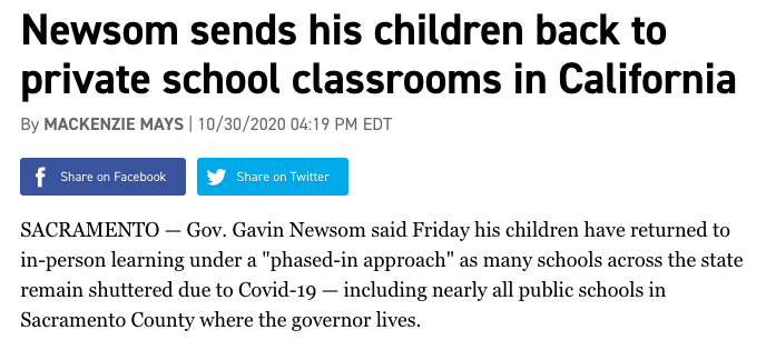 The rich don't want the vaccine, just like how they recognized that their own kids benefit from limited use of the technologies whose sale is fueling a new stratum of parvenus -- and how they all realized that their kids were at absolutely zero risk of in-school learning.