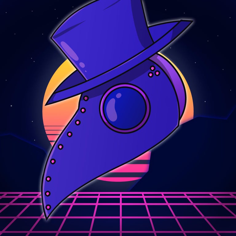 #6. Vaporwave plague doctor.  https://www.reddit.com/r/PlagueDoctorMemes/comments/ioz6xl/i_was_bored_so_here_is_a_vaporwave_doctor_profile/