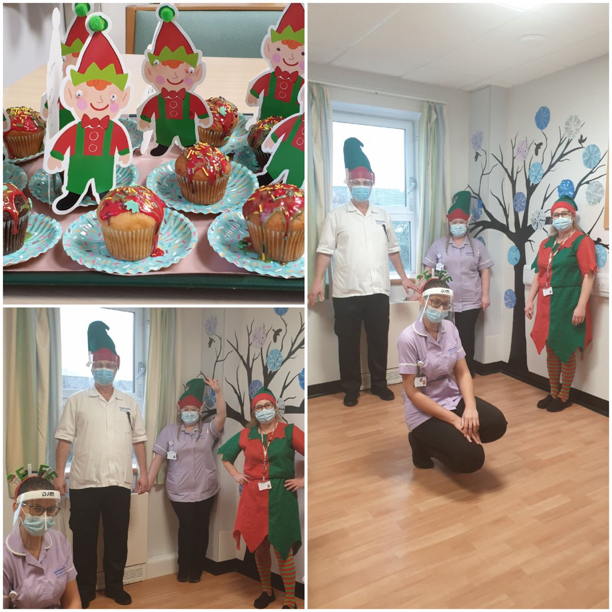 RPjetraj's tweet photo. Happy Elf Day π§ββοΈ patients and staff on ward 23 enjoyed making cards and muffins for Elf Day π§ββοΈ @DrCathKirkley @dementiaservic3 @hilarylloyd13 @DementiaQe @DementiaFriends @MichelleLewins3 https://t.co/UD0MbMazdF
