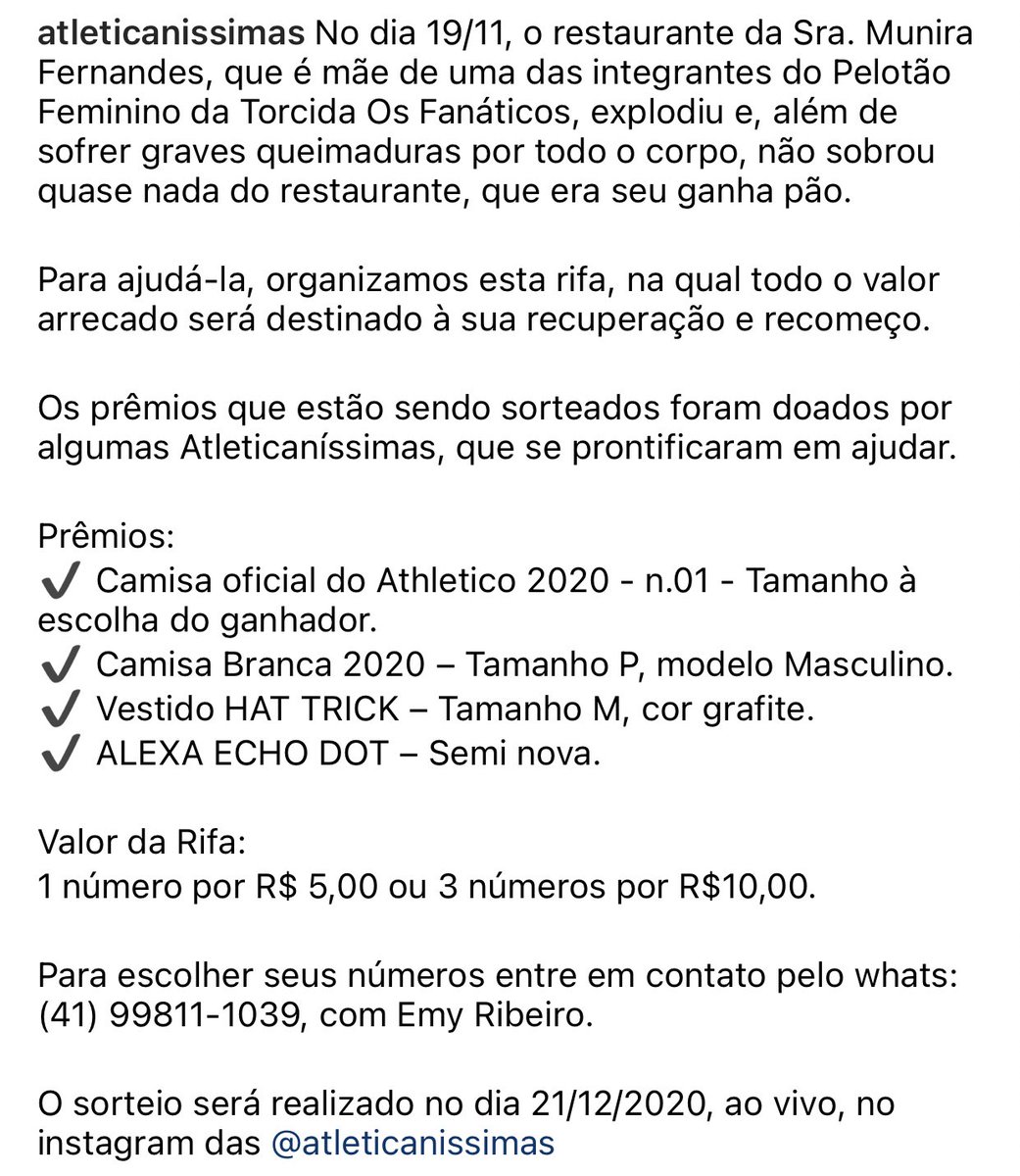 atleticanissima's tweet photo. A gente sabe que quando os atleticanos se unem, ninguém nos segura. E desssa vez, é a Dona Munira que precisa do nosso apoio! https://t.co/NCJVUX7y5P