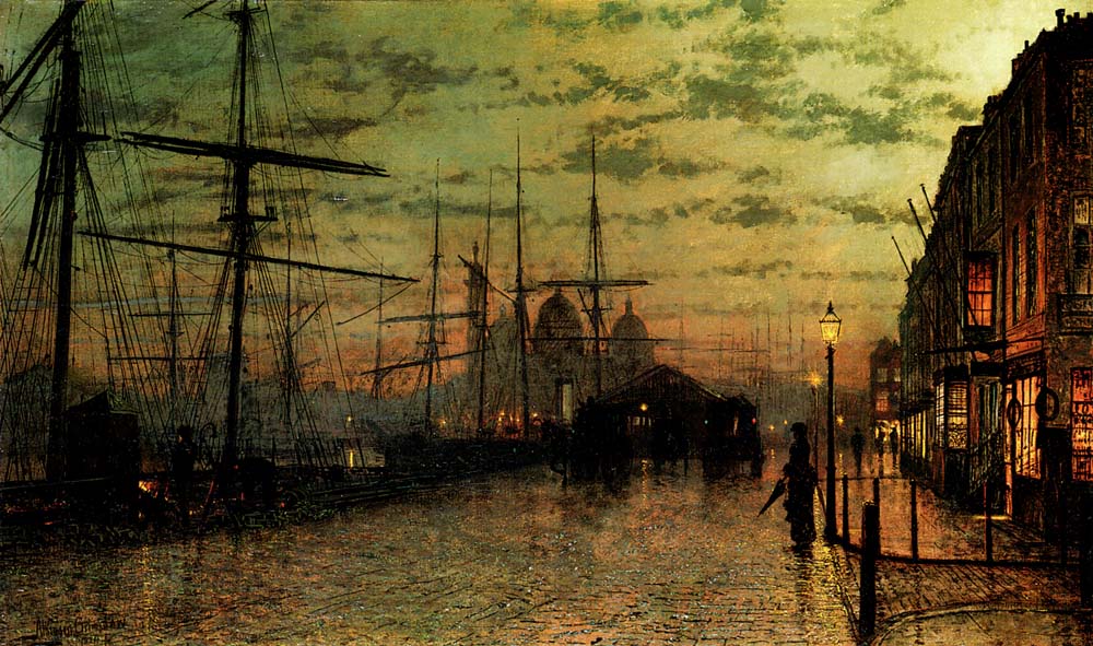 artistgrimshaw's tweet photo. Humber Docks, Hull, 1884 #impressionism #johngrimshaw https://t.co/f3RFkoDJH2