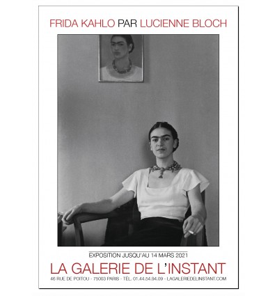 Affiche de l'exposition Frida Kahlo lagaleriedelinstant.com/shop/fr/affich… #FridaKahlo