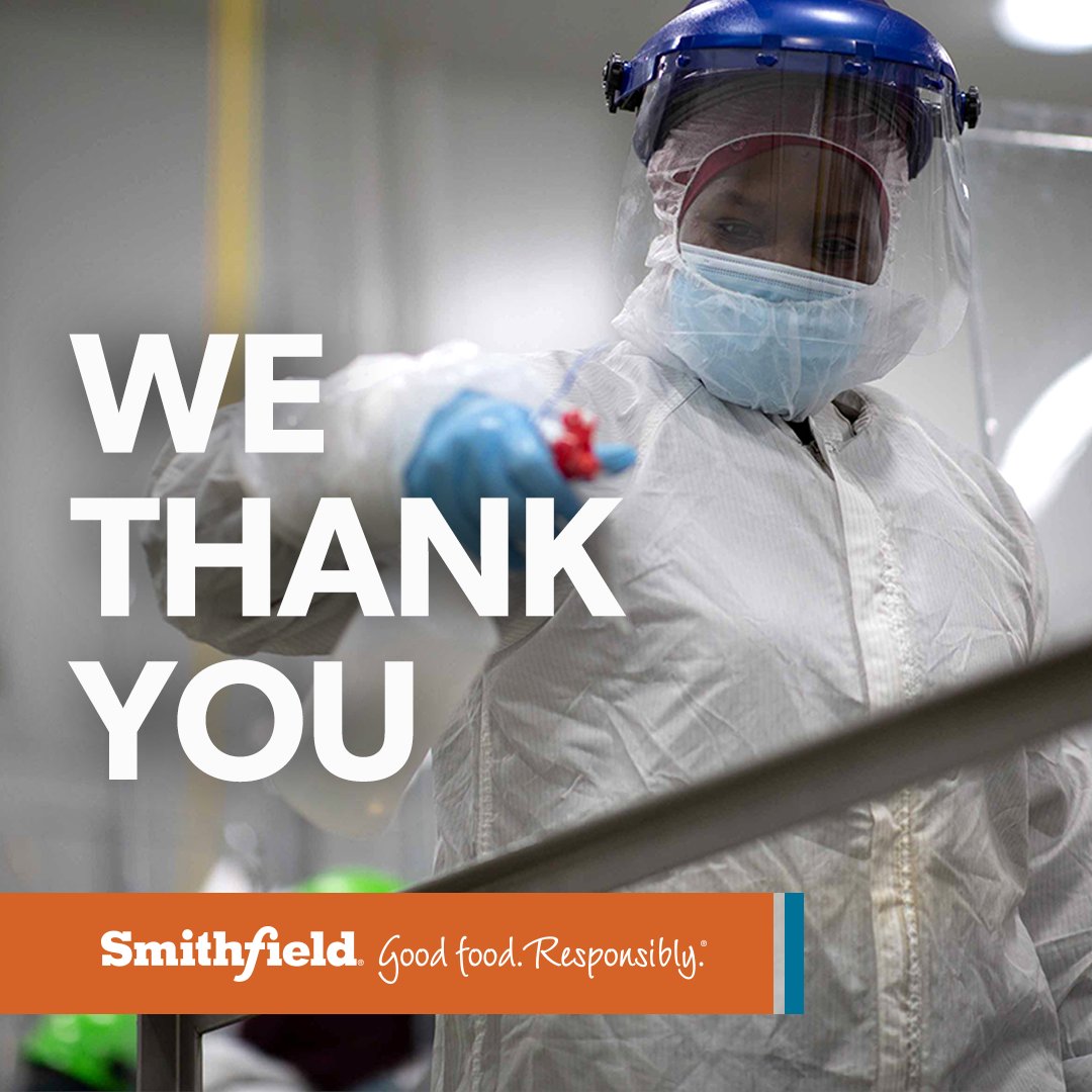 SmithfieldFoods's tweet photo. This holiday season, we are thankful for our dedicated Smithfield family across the country. Thank you to all our team members who work tirelessly every day to keep America fed! #ThankAFoodWorker https://t.co/BWgdvSk4su