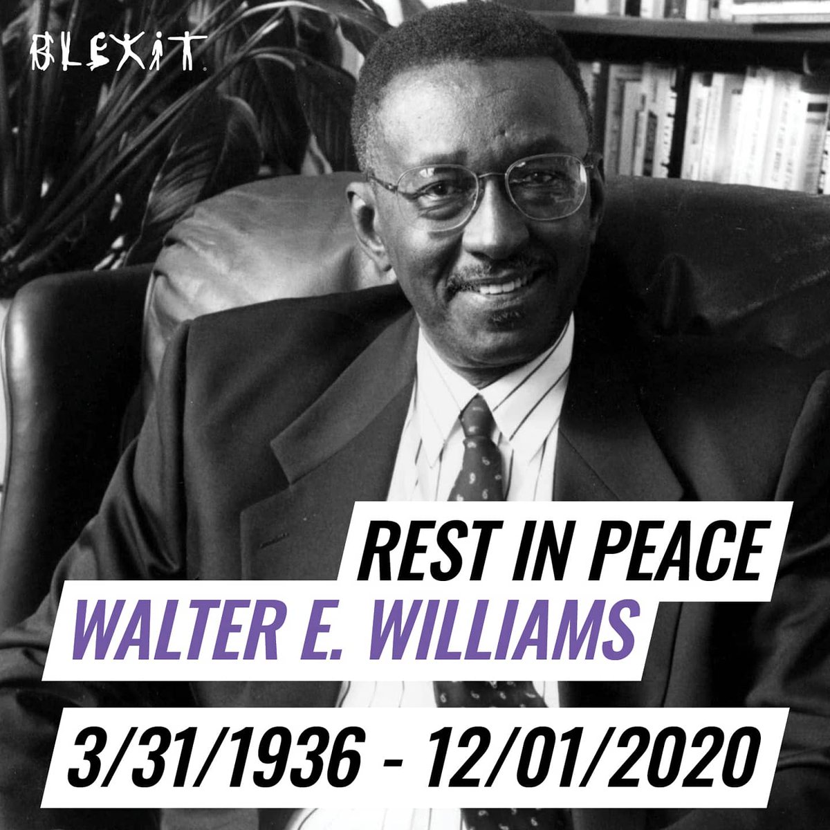 BlexitCA's tweet photo. Gone, but not forgotten. Thank you, Mr. Williams, for your legacy which continues to impact many.
#BLEXIT #BlexitCA #BlexitBuilds #Conservatism #Capitalism #Socialism #CandaceOwens #BrandonTatum #TPUSA #WalkAway #California #NorCal #SoCal #WeTheFree #FreeThinker #Education https://t.co/ROrLM0rYL4