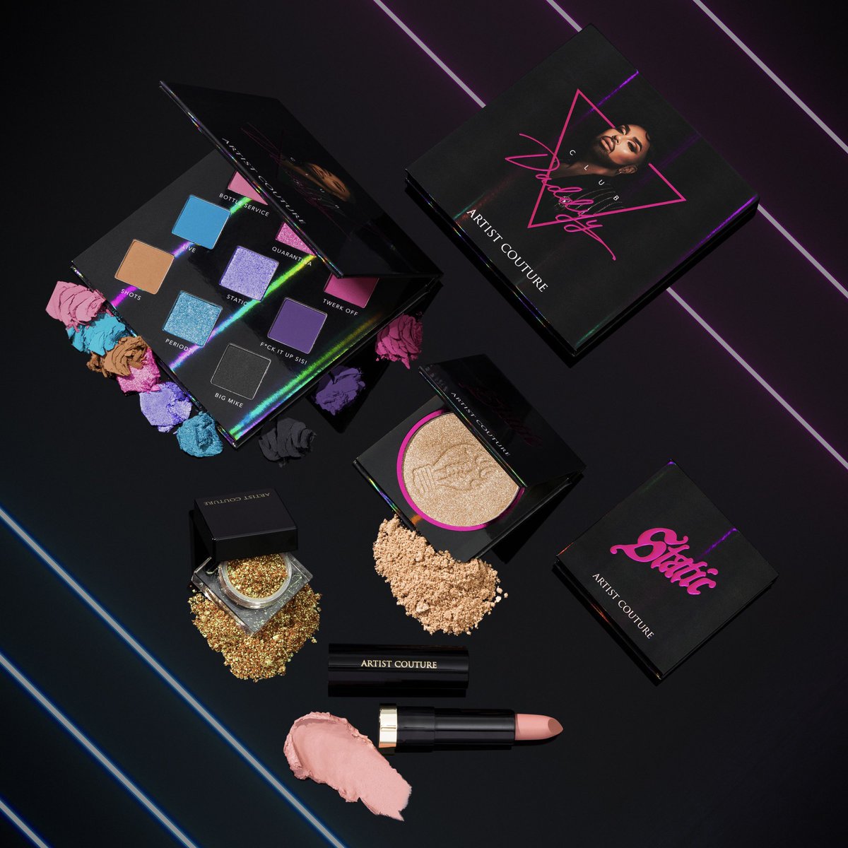 artistcouture's tweet photo. Y'all ready to get lit!? 😈🔥 Turn up with our NEW #ClubDaddyy Collection in collaboration with @StaticJon baby! This collection drops next Friday 12.11! Text the word ‘GUEST LIST’ to 900900 to be added to our VIP list & get early access when this collection launches! #ACxStatic https://t.co/Txs3JX8QMR