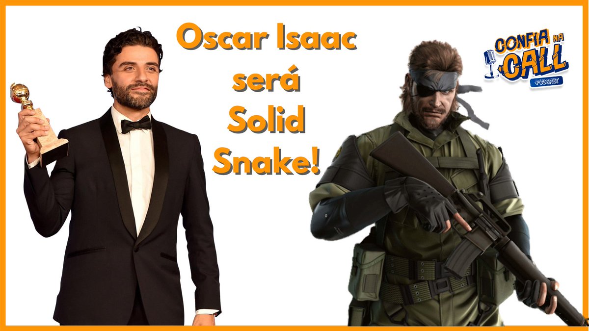 callconfia's tweet photo. Segundo o site Deadline o ator Oscar Isaac foi escolhido para estrelar o filme #MetalGearSolid 

Será que foi uma boa escolha?
#solidsnake #MetalGear #metalgearsolidmovie #confianacall #oscarisaac https://t.co/ZAEPvSn3Yc