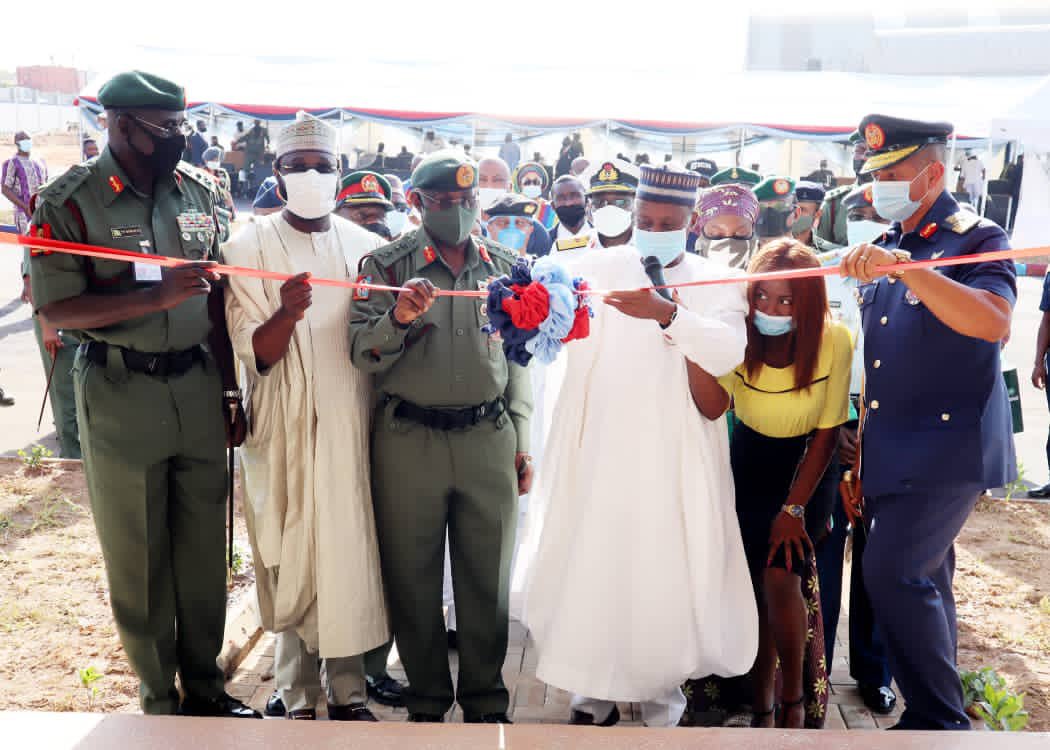 Earlier today, we were honored to host the HMOD as he commissioned the Defence Research and Development Bureau complex. With the Bureau, the DHQ is committed to providing home grown solutions to equipment deficit through effective research and development.