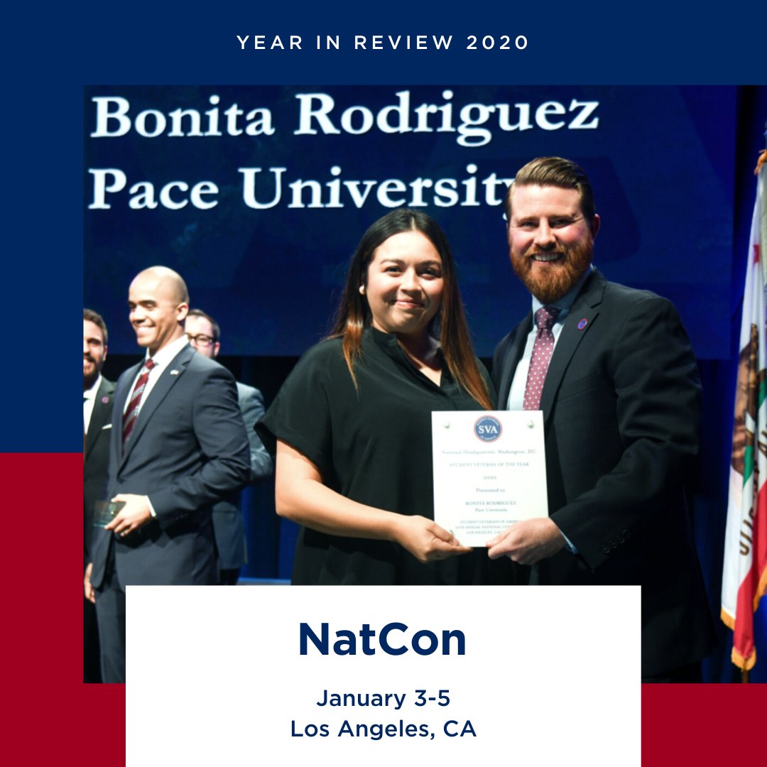 studentvets's tweet photo. This week, our year in review starts at #NatCon2020! Are you registered for NatCon 2021 yet?

Learn more at https://t.co/r58ypt52FL. https://t.co/Q4M1jwcPN0