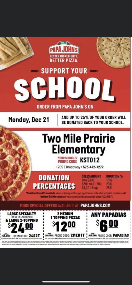 Two Mile Prairie PTA tweet media