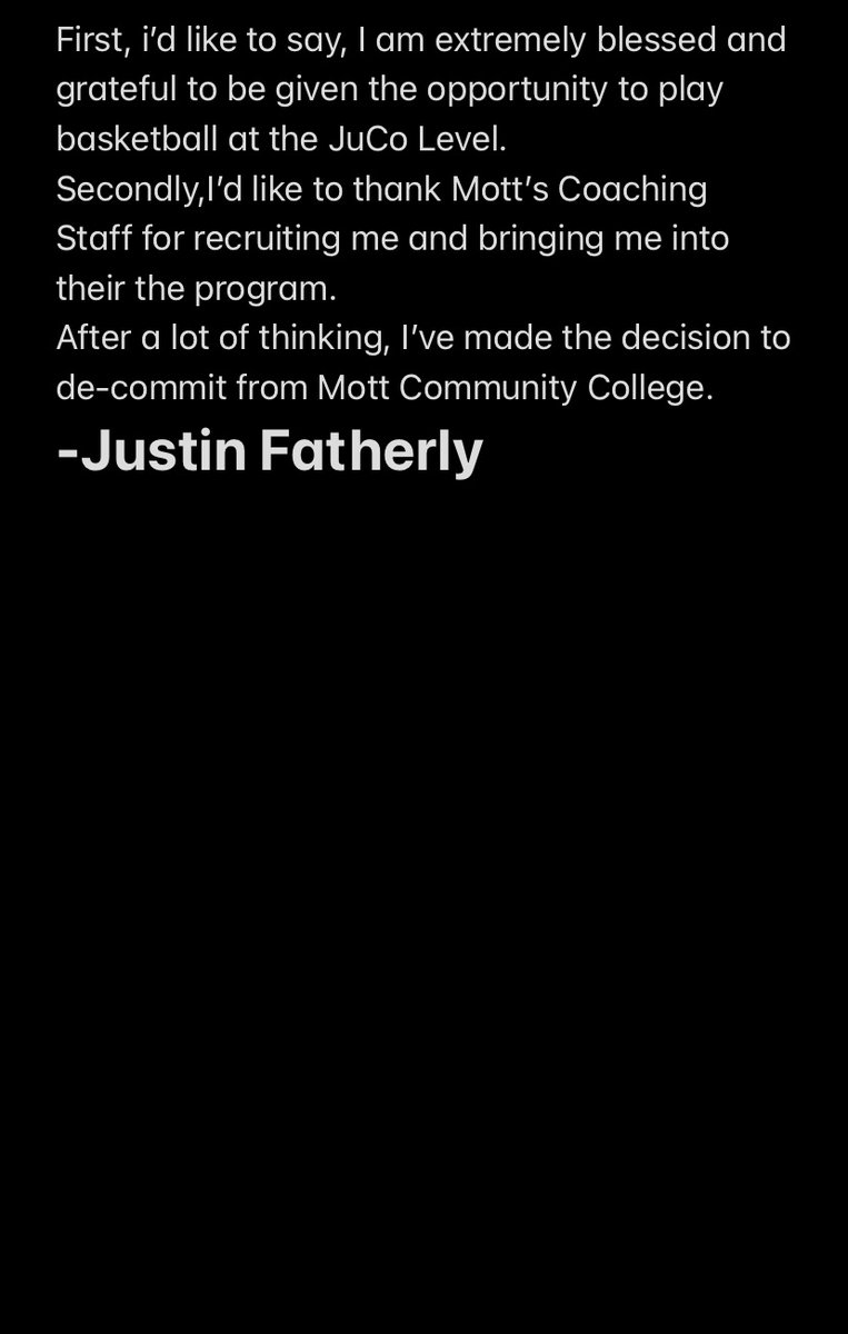 Justin Fatherly tweet media