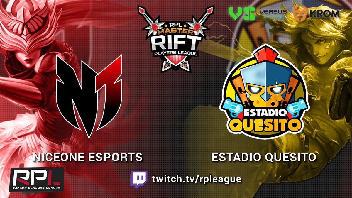 La gran final ya está aquí. Mañana sábado descubriremos quién es el campeón de #MasterRift en este split. <a href="/N1_eSport/">NiceOne</a> dice que a la tercera va la vencida, mientras que <a href="/EstadioQuesito/">Estadio Quesito</a> no le vale otra cosa que no sea la victoria.

Sábado a las 17:00 h.

📺 twitch.tv/rpleague