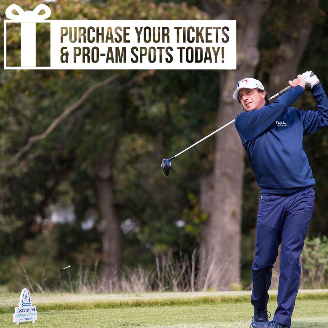 StifelCC's tweet image. Give the gift of golf this holiday season! Purchase your #AscensionCharityClassic tickets, or secure a pro-am spot, for your favorite golf fanatic today.
🎁 Visit ascensioncharityclassic.com for details.