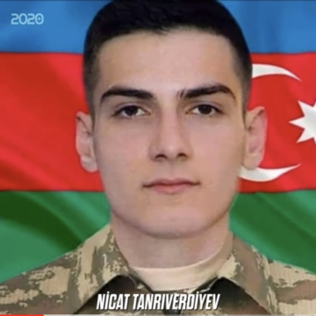 Our Tanker Hero, who bravely Martyred 30 minutes before the end of the war - Nicat Tanriverdiyev 🖤🇦🇿

#2783AzerbaijaniHeroes 
#VictoriousAzerbaijaniHeroes