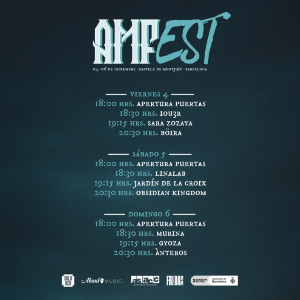 A pesar de las vicisitudes de estos tiempos, el <a href="/AMFest_bcn/">AMFest</a> se está celebrando, tirando de galones, mucho esfuerzo y sacrificio para sacar un festivalaco de las características de estos grupazos. Enhorabuena y un abrazo muy fuerte desde las catacumbas.