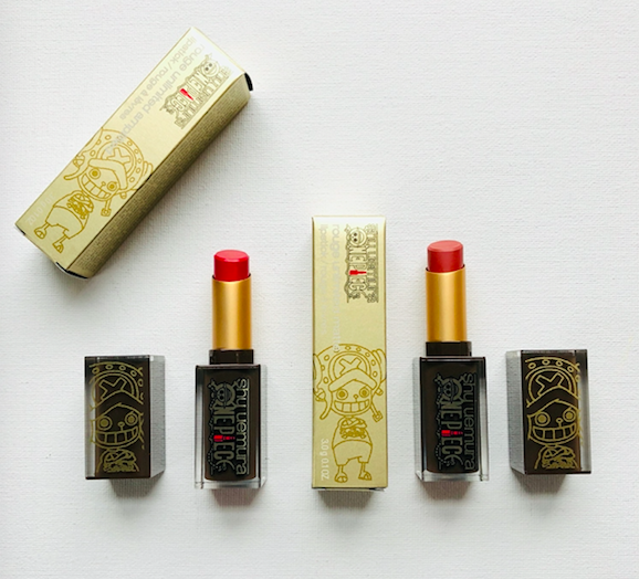 davelackie's tweet image. Today's luxe beauty giveaway is shu uemura x One Piece Rouge Unlimited lipstick in shades "Jumping Flash" and "Rumble Cinnamon". To enter, follow @davelackie &amp;amp; RT