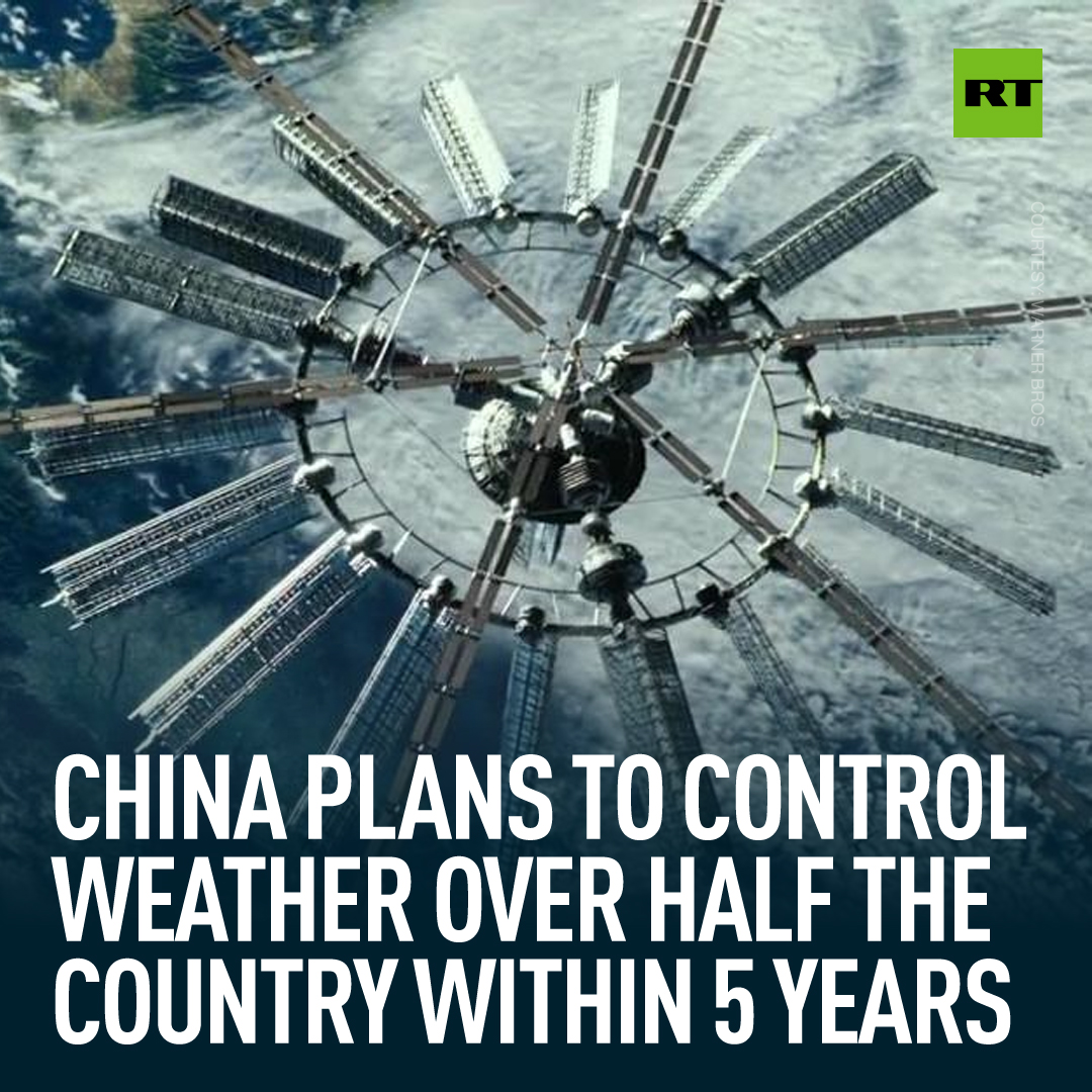 RT on Twitter: "China's bringing state control to the weather now. The  communist government will boost its ability to modify the weather with  artificial rain and snow to gain more control over