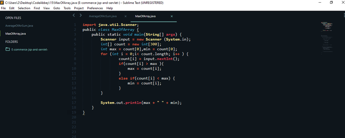 shubhamv729's tweet image. Day - 14 of #100DaysOfCode #JavaLearning #DSAlgo #NewbieCoder

#Solved MaximumofArray and AverageOfAnArray Problem on Codeabbey with help.