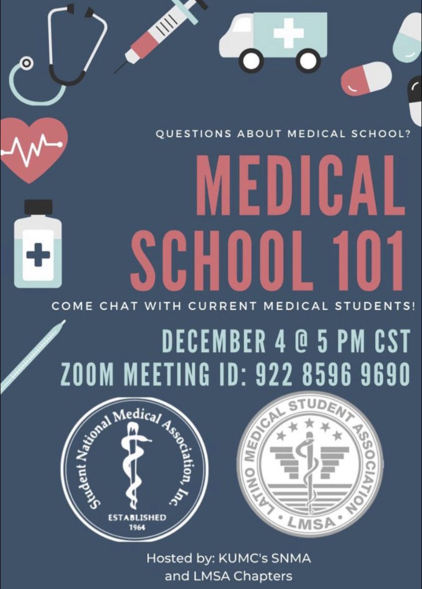 MapsKu's tweet image. Please join us tonight to chat with current medical school students!