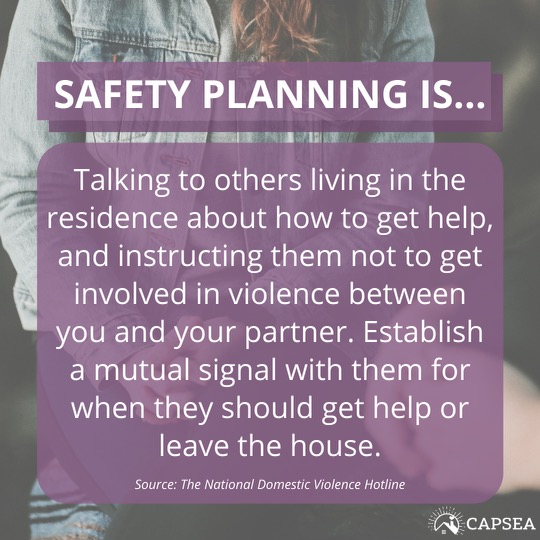 Safety Planning Tip #3/7
