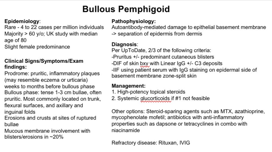 CMC_IM's tweet photo. Illness scripts on #MultipleMyeloma and #BullousPemphigoid from two of our resident case conferences this week https://t.co/g6zpOxBtrv