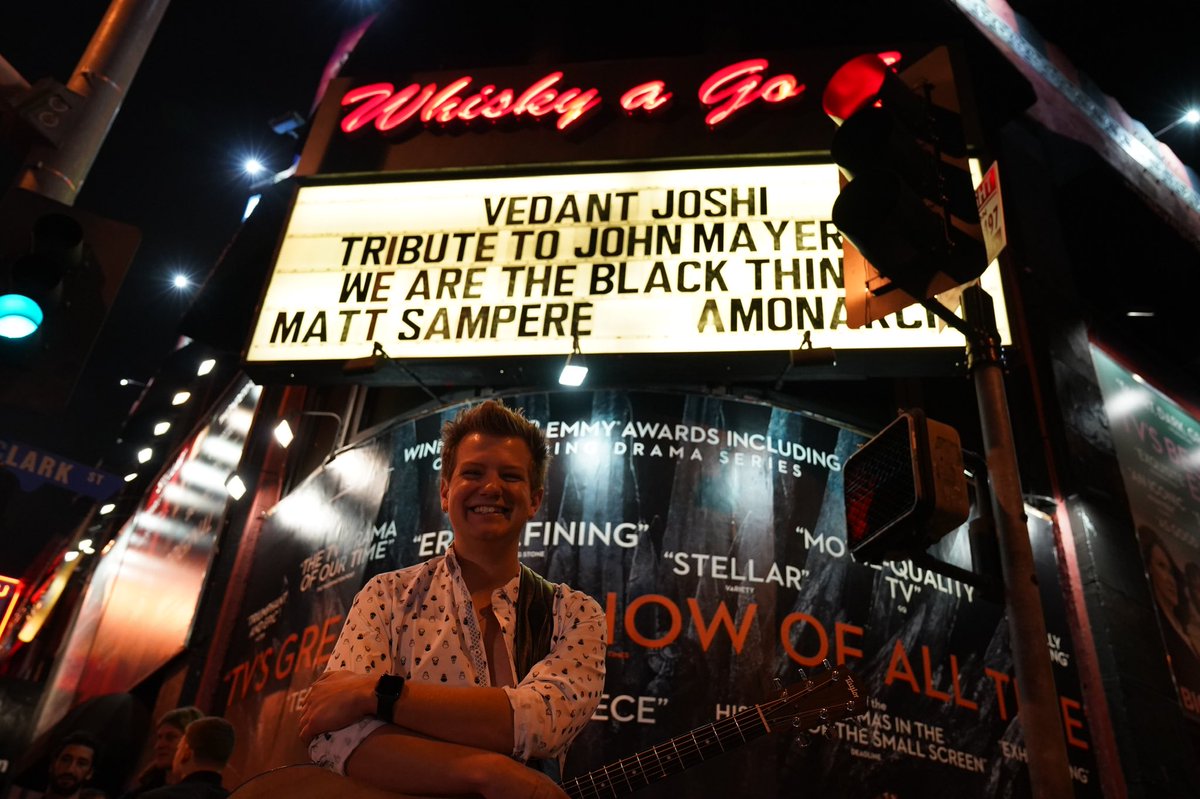 sampereofficial's tweet photo. Can’t believe it has already been a year since I performed at the Whisky A Go-Go. It was such a good time and was so hoping to perform more during 2020... here’s to doing it again in 2021! 🎸 🎙 
.
.
.
#losangeles #whiskyagogo #prsguitars #la #music #sampere #hardrock #shinedown https://t.co/LWtthxPwuC