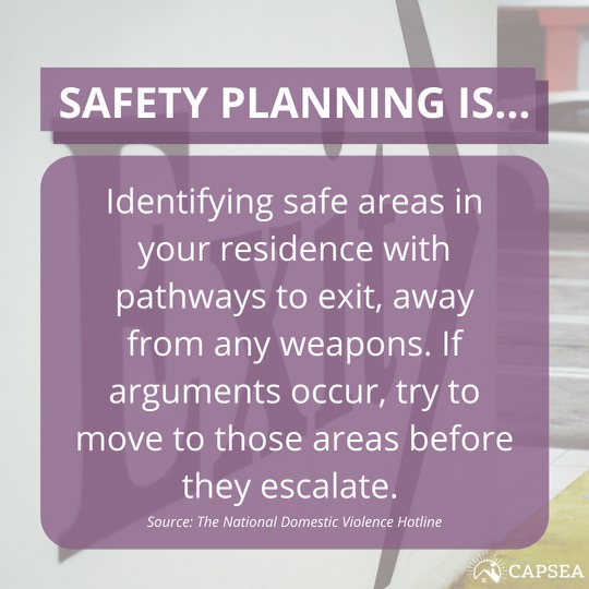 Safety Planning Tip #1/7
