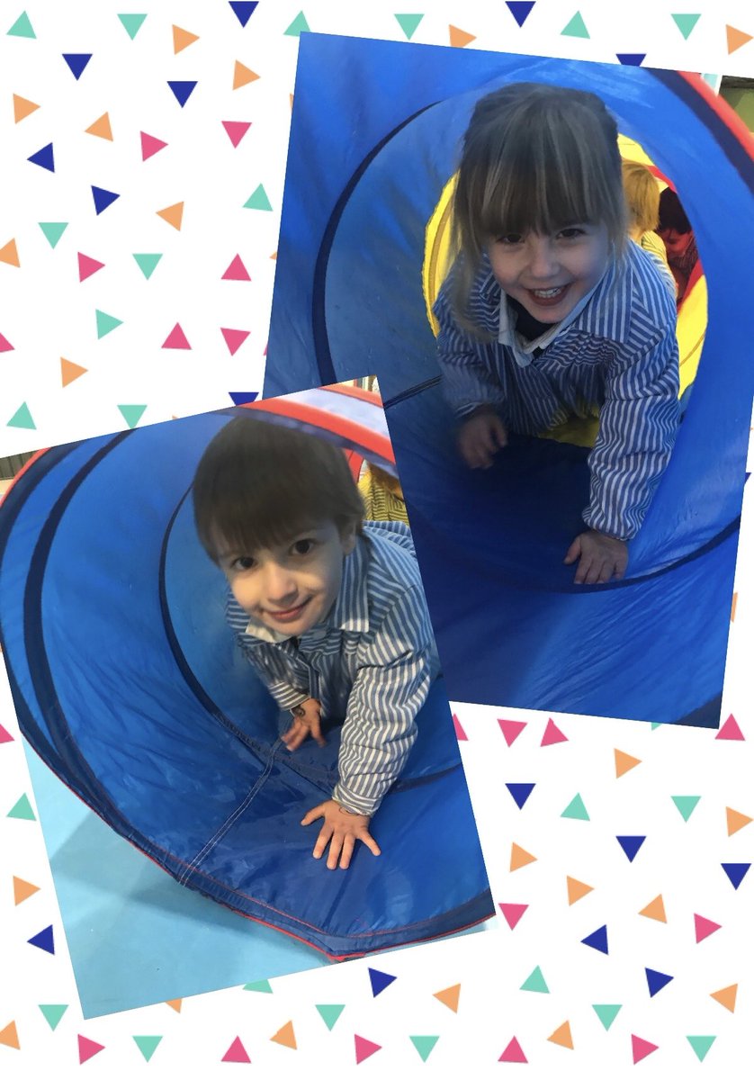 FrayLuisSCJ's tweet photo. ¡Nos encanta el gimnasio! Gateamos por el túnel como los gatitos. 🐱
#Gateando #EducaciónConcertada #EducaciónInfantil #Psicomotricidad https://t.co/yeEKUBJkqk