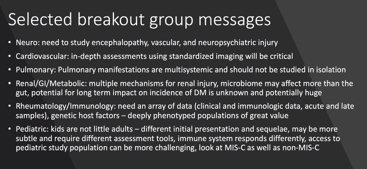 Final comments from Dr. Erbelding: