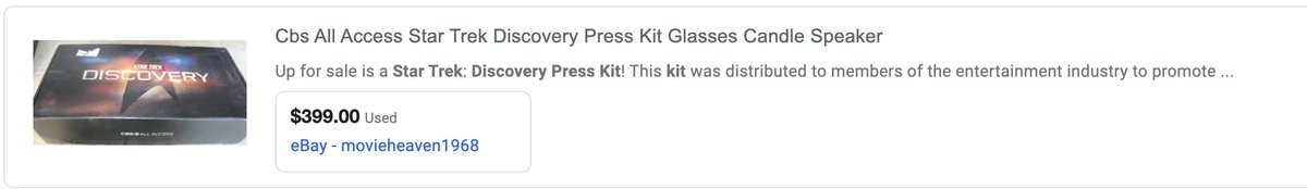 Here's a fun game. Go to Google Shopping and start typing in "[game name] press kit" and tell me what you find, this works for TV shows too. Go look at what exclusive goodies the press and influencers get and what they can sell it for later.