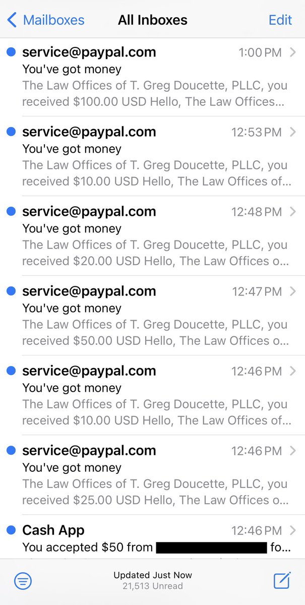 I wasn't kidding about the emails y'all 