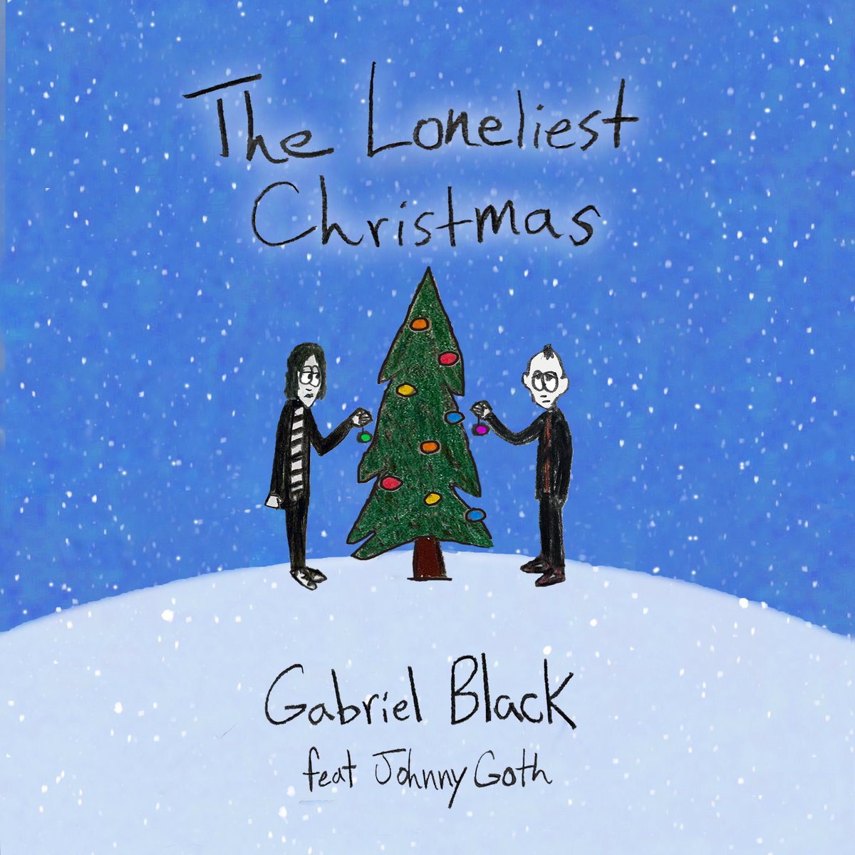 sbgabrielblack's tweet photo. the loneliest christmas out now! with @johnny_goth https://t.co/3ubp9Ub6ui https://t.co/rVdYNKyBh0